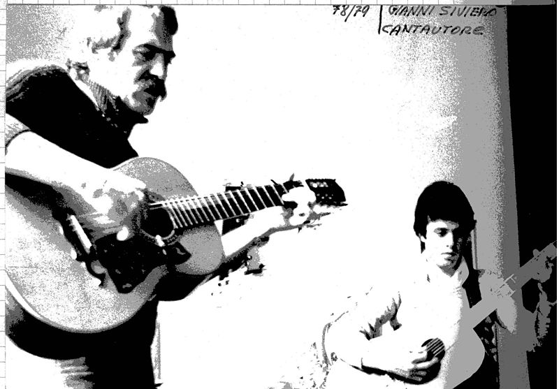 Con Roberto Frizzo, 1978